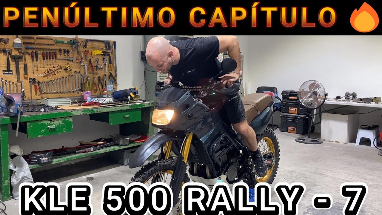 Montaje final de la KLE 500 Rally | Los detalles que marcan la ...