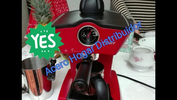  Oster BVSTEM4188 - Cafetera de capuchino de vapor rojo (no en  Estados Unidos), 220 V, rojo : Hogar y Cocina