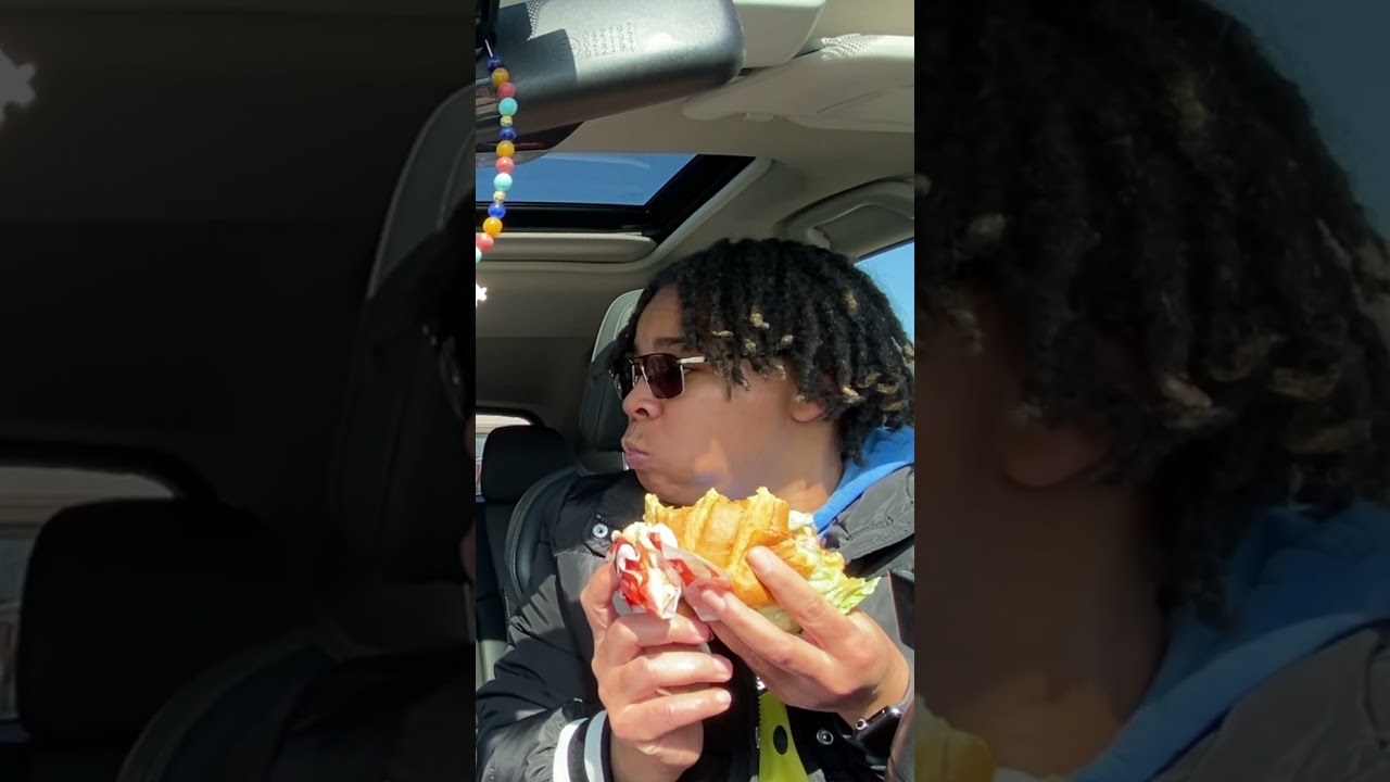 She choked. Recovered. Kept eating. Like mother, like daughter. Dry fries almost won. #JusShae
