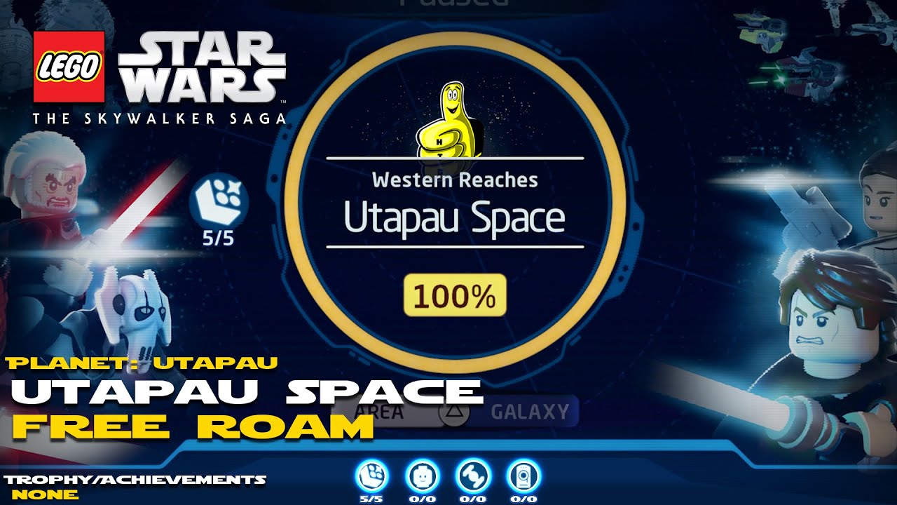 UTAPAU 100% LEGO STAR WARS THE SKYWALKER SAGA 