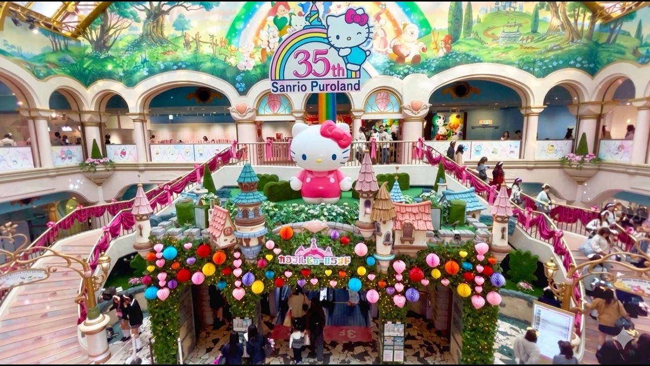 Inside Japan's Cutest Theme Park! HELLO KITTY Sanrio Puroland 2026