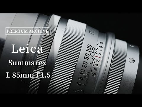 レアモデル】Leica Summarex L85mm F1.5 / その王、もたらすは吉報か