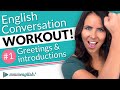 English Conversation Training ⚡️ Pronunciation Workout #1