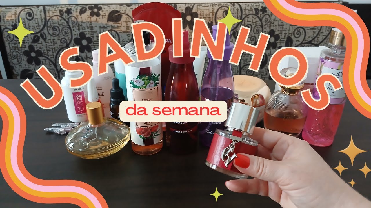 Produtos de autocuidado usados na semana | Resenha do perfume CH Carolina Herrera