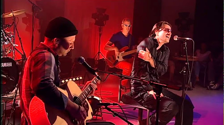 Sunday Bloody Sunday Unplugged version - Unplugged performance video thumbnail