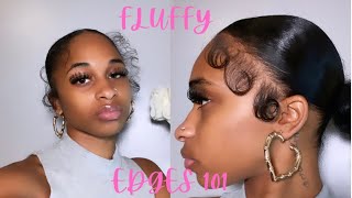 EDGES 101: HOW I STYLE MY FLUFFY EDGES TUTORIAL + MY GO TO HAIRSTYLE