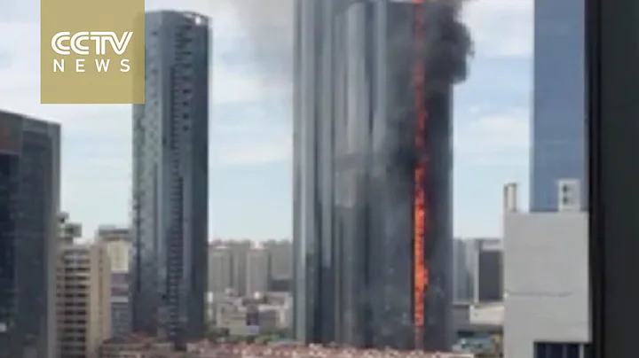 Huge fire breaks out in high-rise building in Shenyang city, Liaoning Province - DayDayNews