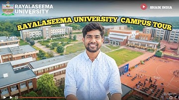 Exploring the Unique Culture of Rayalaseema University Campus Tour -2025 || Kurnool | RU Inside View