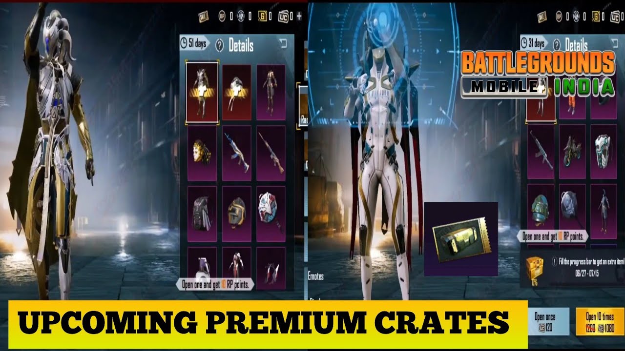 PREMIUM CRATES LEAKS / PUBG MOBILE CRATES LEAKS / BGMI / TYLOR