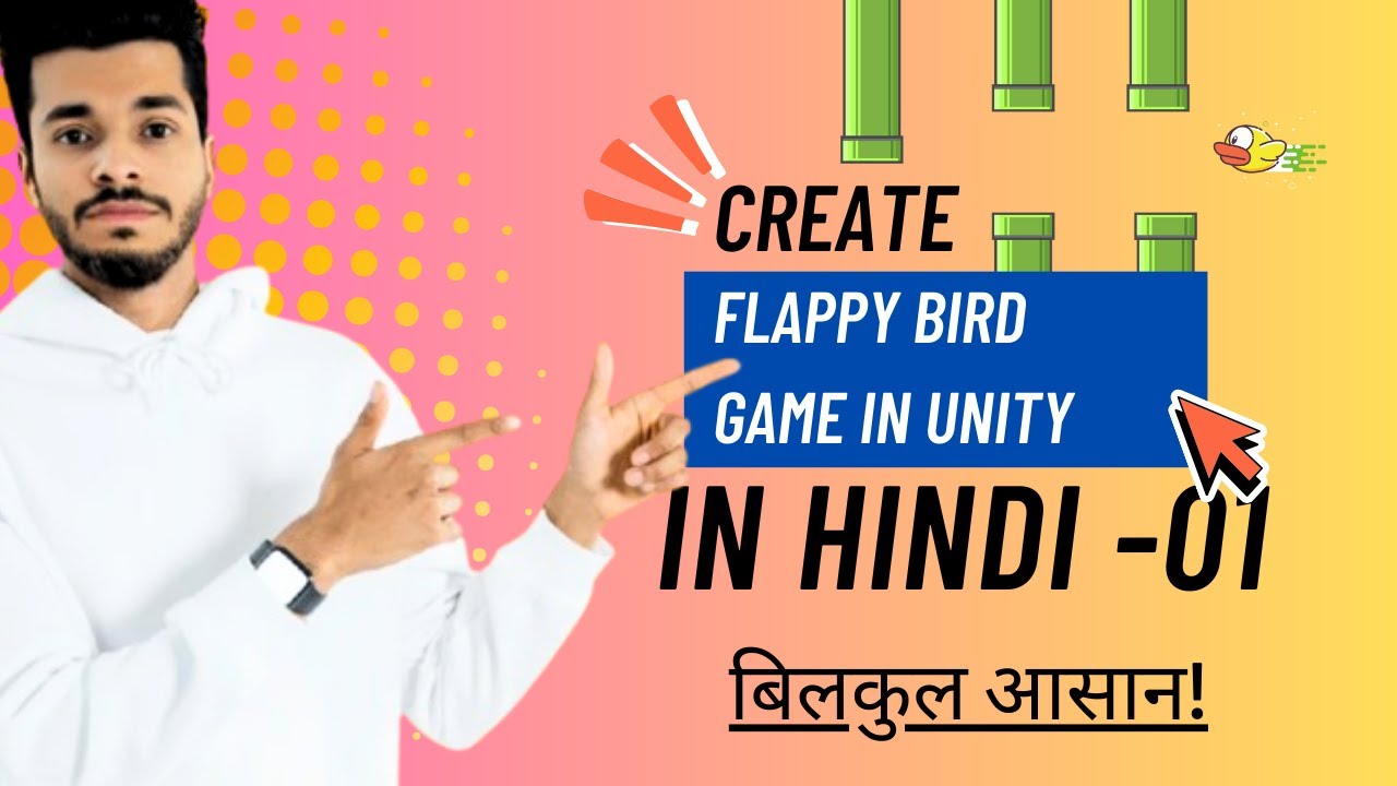 How to make Flappy Bird Game in Unity Part 01 | Game Development in ...