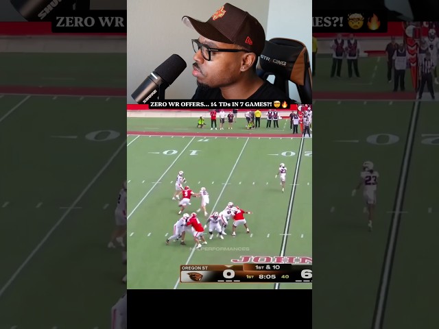 How Did Colleges MISS Jesse Legree?! 14 TDs In 7 Games! 🤯 #CollegeFootball #Shorts