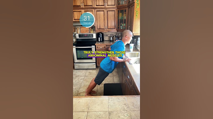 Beginner Core Workout  From The Kitchen Counter