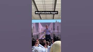The new iPad calculator app! #WWDC24