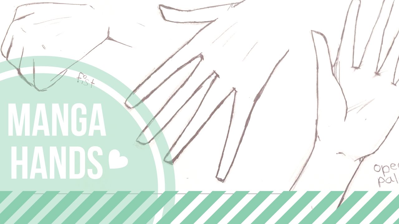 How To Draw Simple Manga Hands ✧ Easy 