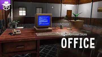 Realistic Office Interior Trailer - Hallways, Libraries & Meeting Rooms