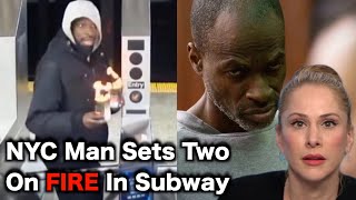 Criminal Sets Subway Rider ON FIRE