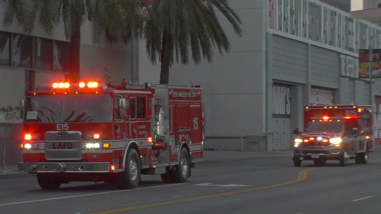 LAPD UNITS & LAFD Engine 15 & 98 & 37 & 61 RA 15 & 815 & 98 & 898 & 37 & 837 & 61 & 81 Responding
