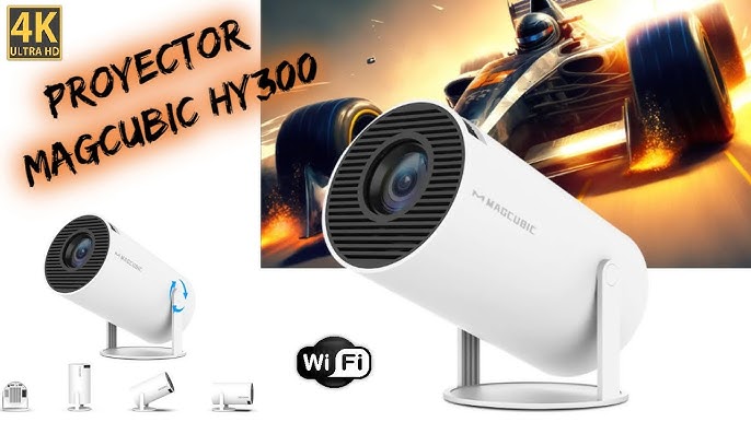 Cine en casa a precio accesible con Aliexpress MAGCUBIC Proyector Ultra HD  HY300 l Unboxing Review 