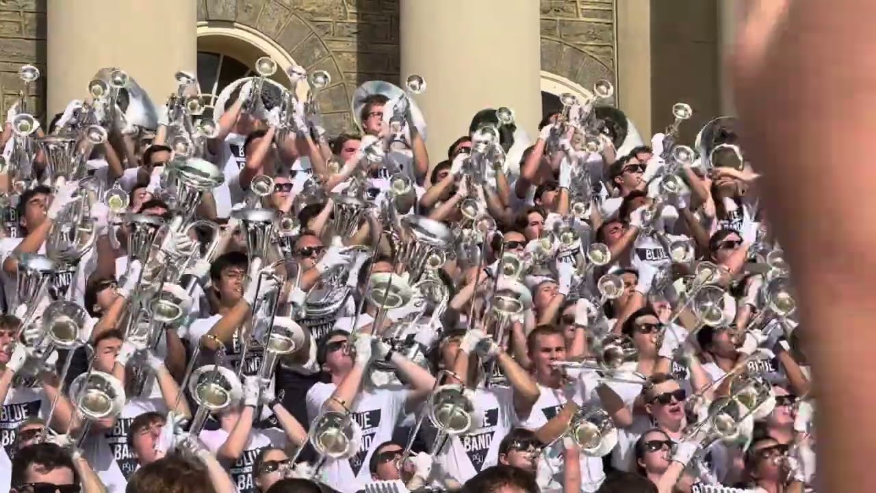 Game Day at Penn State w/Blue Band on Old Main Steps Part 3 9/27/25