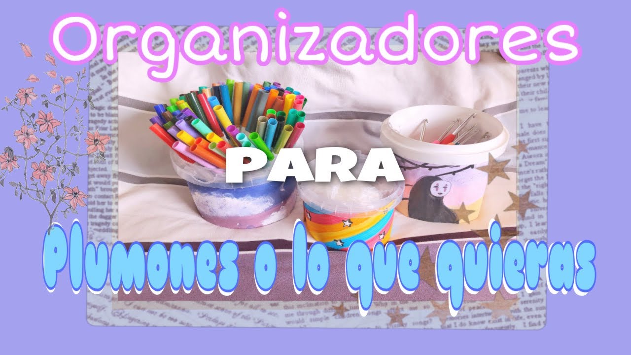 ORGANIZADOR casero PARA PLUMONES!! (Plantilla Gratis) ✄ Barbs Arenas Art! 