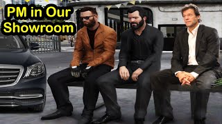 GTA 5 Pakistan | Prime Minister in Our Showroom | GTA 5 Mods Pakistan