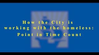 Working with the Homeless - Point in Time Count 2019