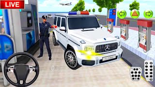 ✅🔴LIVE NEW🔴Crazy police Car Hyundai i20_N in The gas station-#3D Driving Class Simulation gameplays.