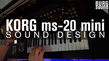 BURG SOUND - pilot episode (ms-20 sound design)