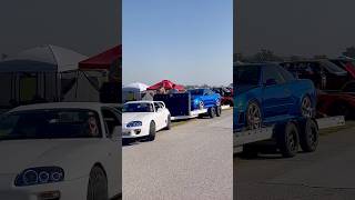 MKIV Supra towing an R34 GTR!! Full length 1320 Video in my recent Vlog 🎞️