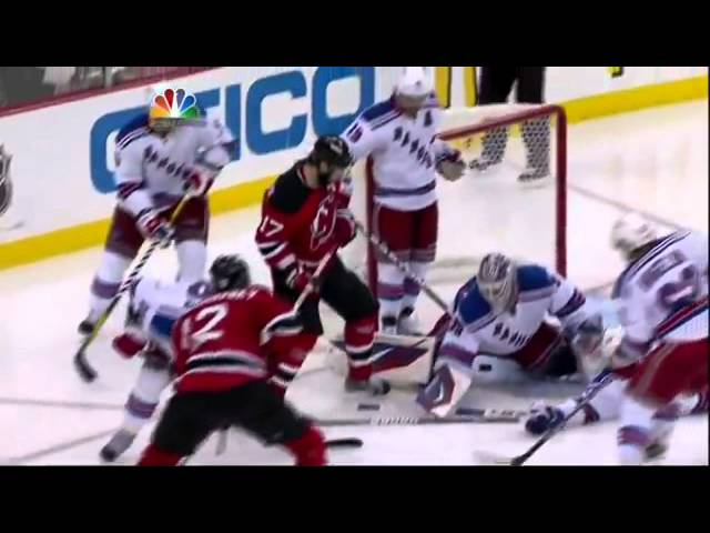 Adam Henrique 2nd OT goal, handshakes. NJ Devils vs Florida