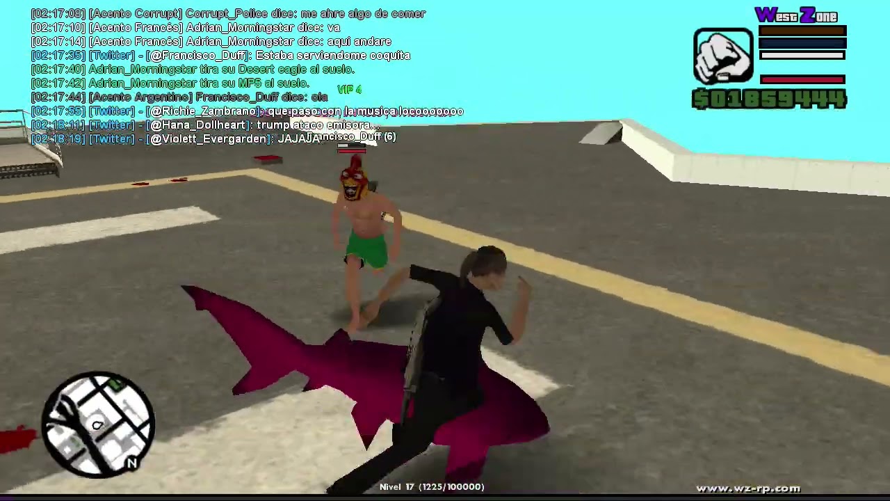 duffa chiteando con admin off que dice el VAR