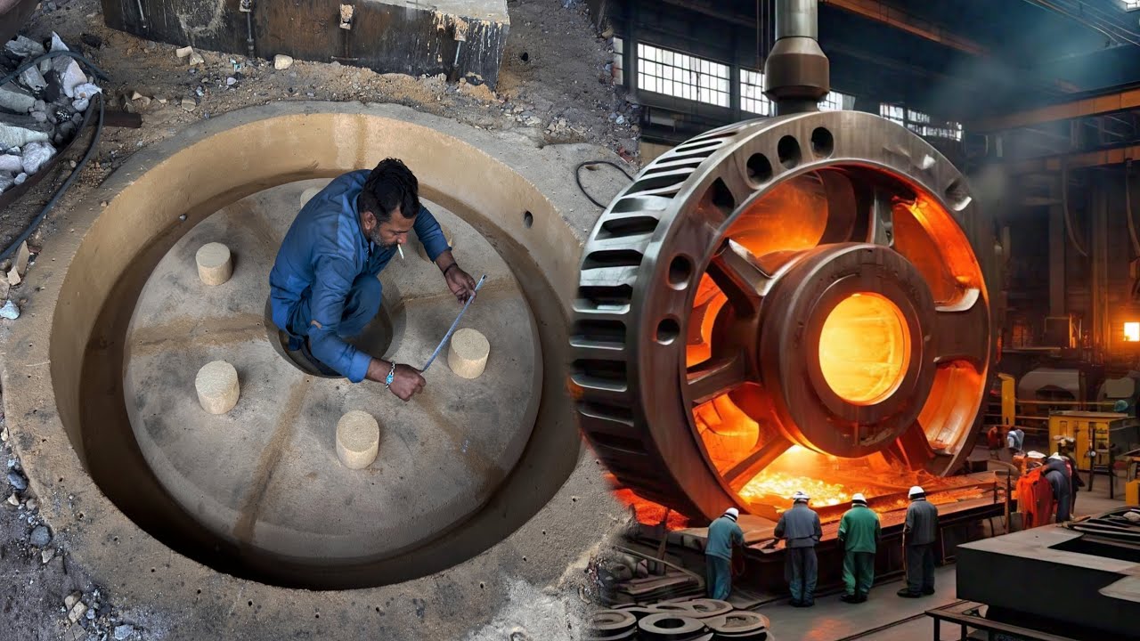 Incredible Process of Manufacturing The Largest Industrial Gear For ...