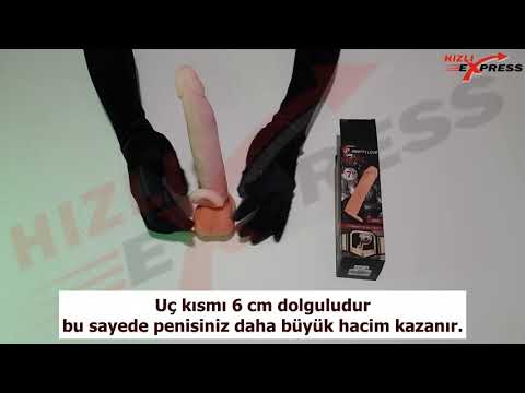 Pretty Love 6cm Dolgulu Uzatmalı Penis Kılıfı Realistik Penis Ten Rengi Dildo B1214