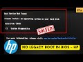 Boot Device Not Found -Hard Disk (3F0) Error | No Legacy Boot Options in BIOS, Boot Device not found