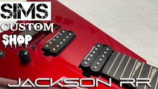 Jackson Rr Candy Apple Red Refinish - Sims Custom Shop