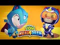 Talking Tom Hero Dash Blue Angela VS Blue Tom Android, iOS Fullscreen Gameplay