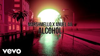 Смотреть клип Marshmello, Anuel Aa - Alcohol (Visualizer)