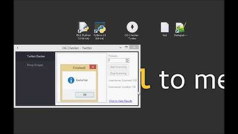 Twitter OG username checker!