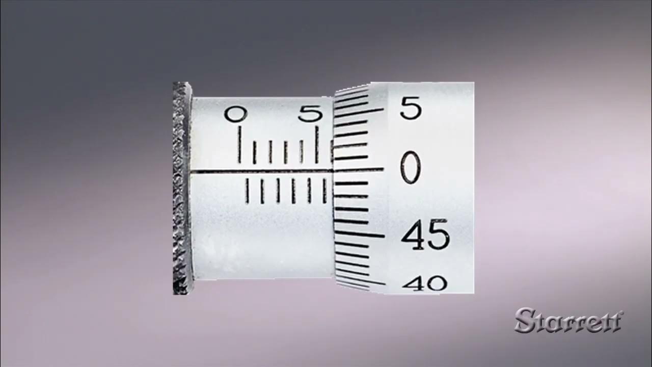 Starrett how to read a metric micrometer part 3 youtube