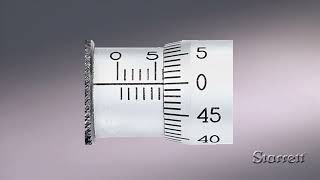Starrett - How to Read a Metric Micrometer Part 3