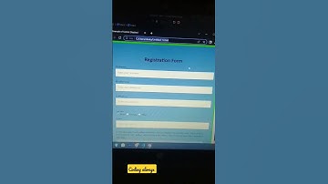 Registration form in using HTML tags with coding and support me 🙂