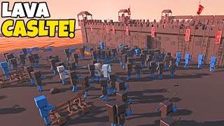 Siege of the Fire King's CASTLE WALLS! - Ancient Warfare 3: Battle Simulator