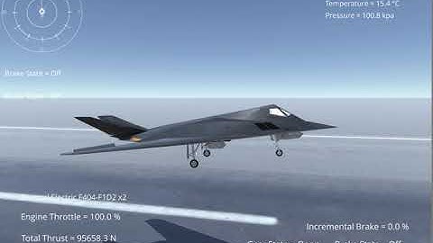 Silantro Unity3D Flight Simulator: F-117 Nighthawk First Flight