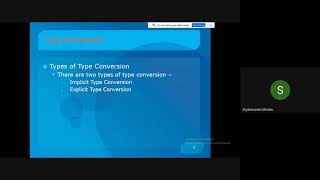 class8 precedence of operators associativity type conversion
