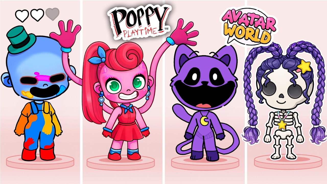 😱 EASY! Create DOEY, LILY LOVE BRAIDS, MOMMY LONG LEGS & CATNAP