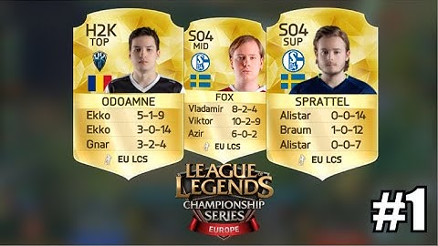 EU LCS Team of the Week Summer Split 2016- Week 1 (lol eSports)
