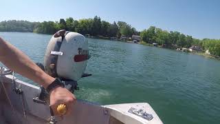 1957 Firestone 10 hp outboard