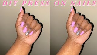 DIY At Home Manicure | How to Make Press On Nails Look Like Acrylics | Shay Medina