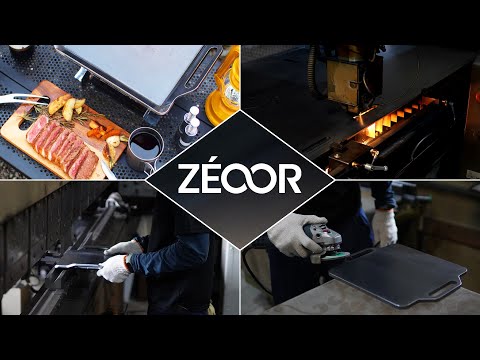 【ZEOOR公式】バーベキュー鉄板・クレープ鉄板の製造・販売の鉄板市場 ZEOOR極厚鉄板PR動画