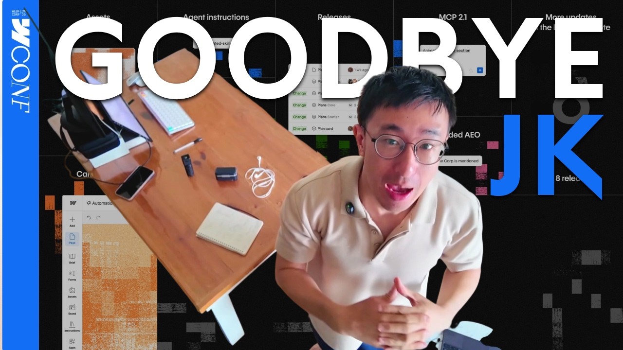 Webflow Conference 2026 Thoughts & Why Webflow's Biggest Creator is moving on